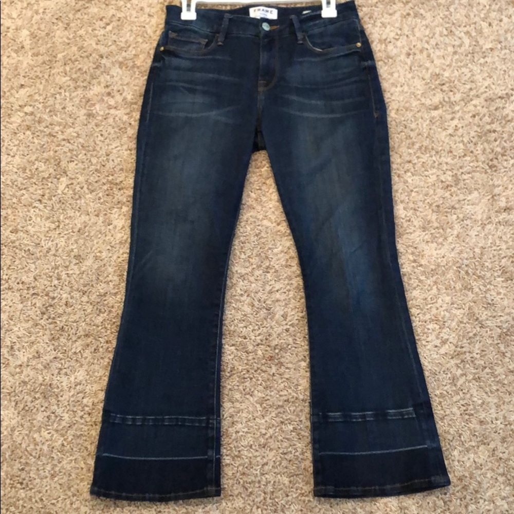 Frame Denim Le crop mini boot jeans